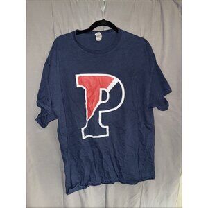 Penn University Quakers T-Shirt Blue NCAA Adult Size XL